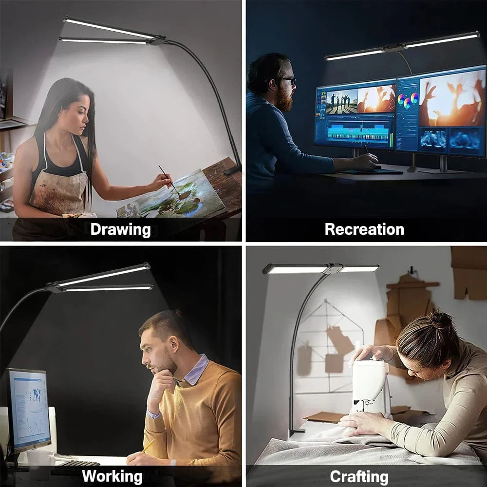 Lampes de bureau Double tête LED | Marco Lucetti