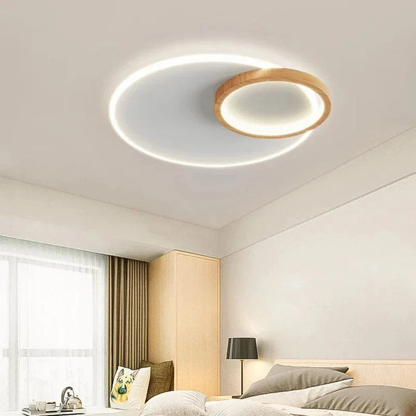 Lampes de plafond nordiques pour chambre à coucher : éclairage intérieur LED minimaliste | Marco Lucetti