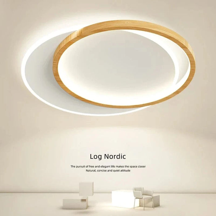 Lampes de plafond nordiques pour chambre à coucher : éclairage intérieur LED minimaliste | Marco Lucetti