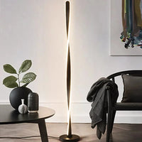 Lampes de sol LED nordiques minimalistes en noir et blanc | Marco Lucetti