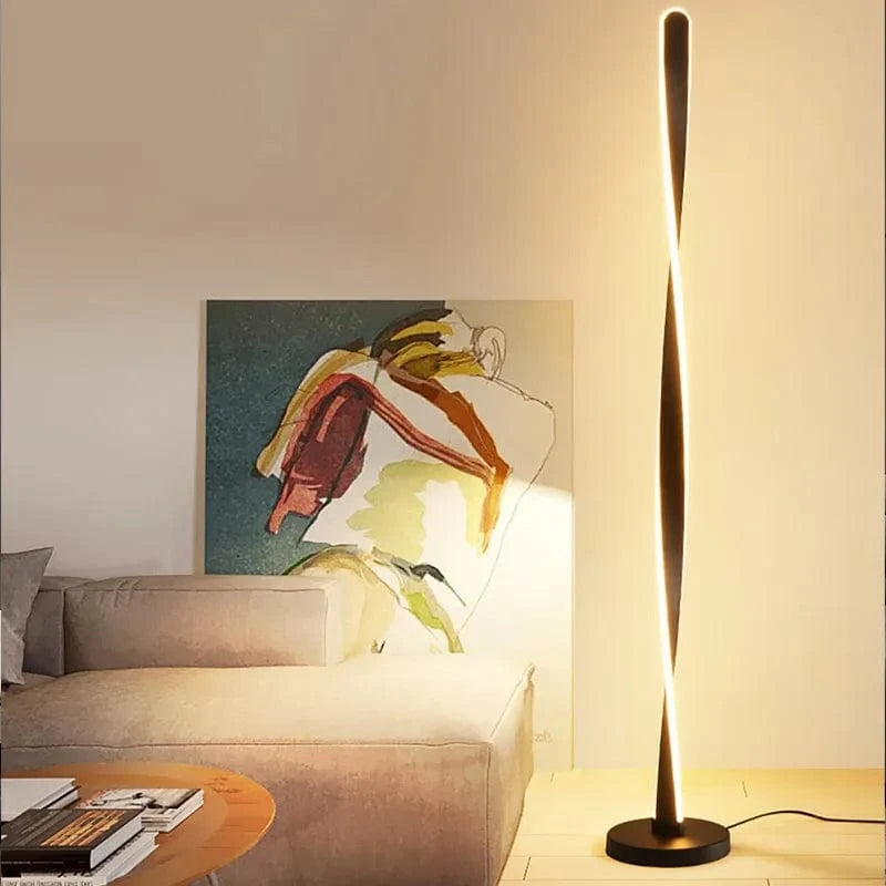 Lampes de sol LED nordiques minimalistes en noir et blanc | Marco Lucetti