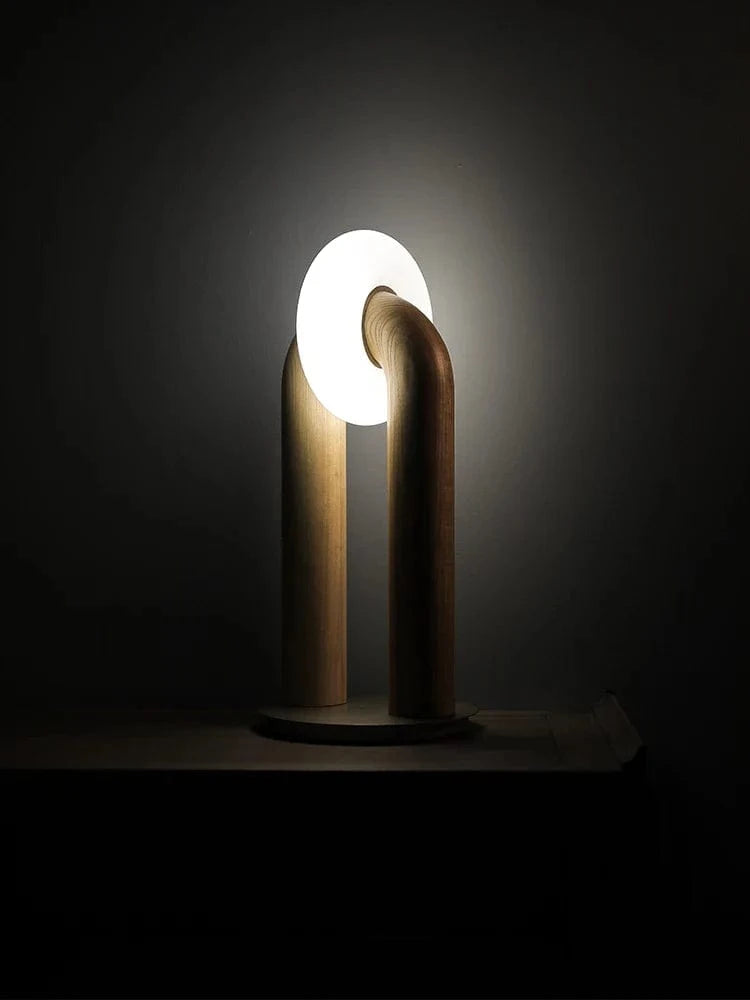 Lampes de Table Vintage en Bois Massif avec Contrôle Tactile LED | Marco Lucetti