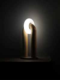 Lampes de Table Vintage en Bois Massif avec Contrôle Tactile LED | Marco Lucetti