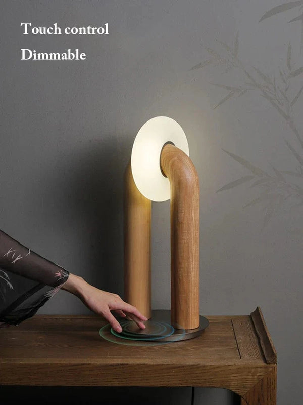 Lampes de Table Vintage en Bois Massif avec Contrôle Tactile LED | Marco Lucetti