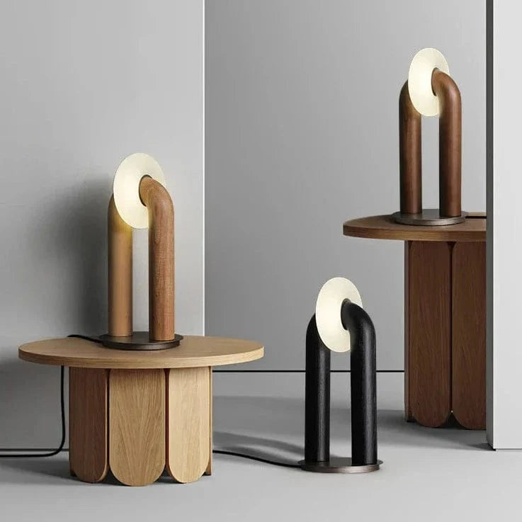 Lampes de Table Vintage en Bois Massif avec Contrôle Tactile LED | Marco Lucetti