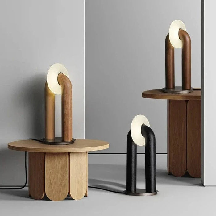 Lampes de Table Vintage en Bois Massif avec Contrôle Tactile LED | Marco Lucetti