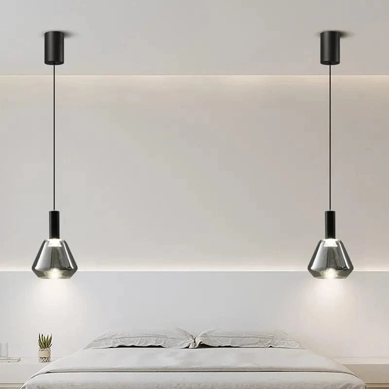 Lampes en verre multicolores - Collection en fer | Marco Lucetti