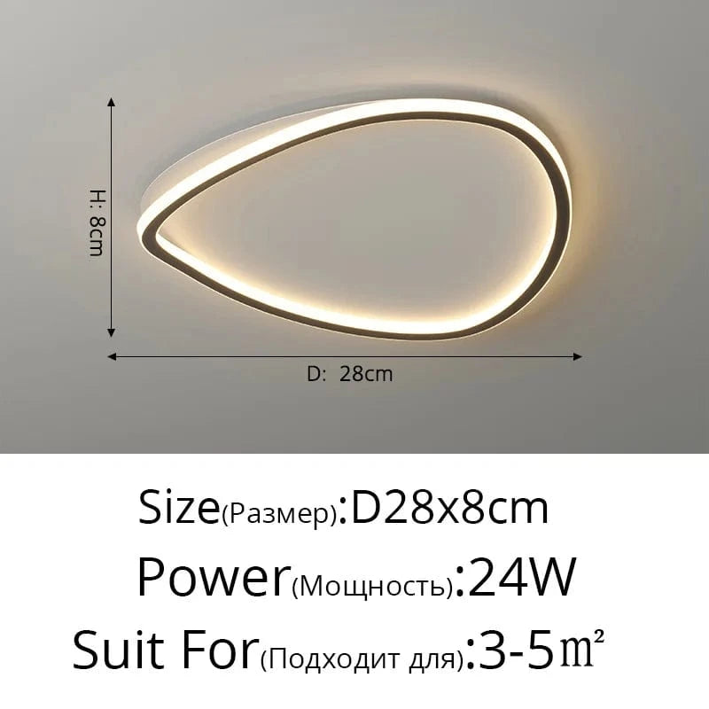 Lampes LED Creativ'Deco pour une Déco Intérieure Moderne | Marco Lucetti C Noir D28x8cm 24w / 3 couleurs pas de télécommande