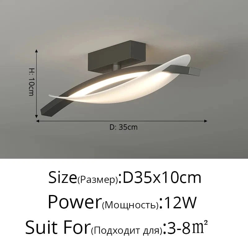 Lampes LED Creativ'Deco pour une Déco Intérieure Moderne | Marco Lucetti D Noir D35x10cm 12w / Luminosité variable