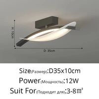 Lampes LED Creativ'Deco pour une Déco Intérieure Moderne | Marco Lucetti D Noir D35x10cm 12w / Luminosité variable