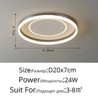 Lampes LED Creativ'Deco pour une Déco Intérieure Moderne | Marco Lucetti Un Noir D20x7cm 24w / Luminosité variable