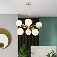 Lampes LED suspendues au design moderne - Lumière Brillante | Marco Lucetti 6 têtes / Blanc froid