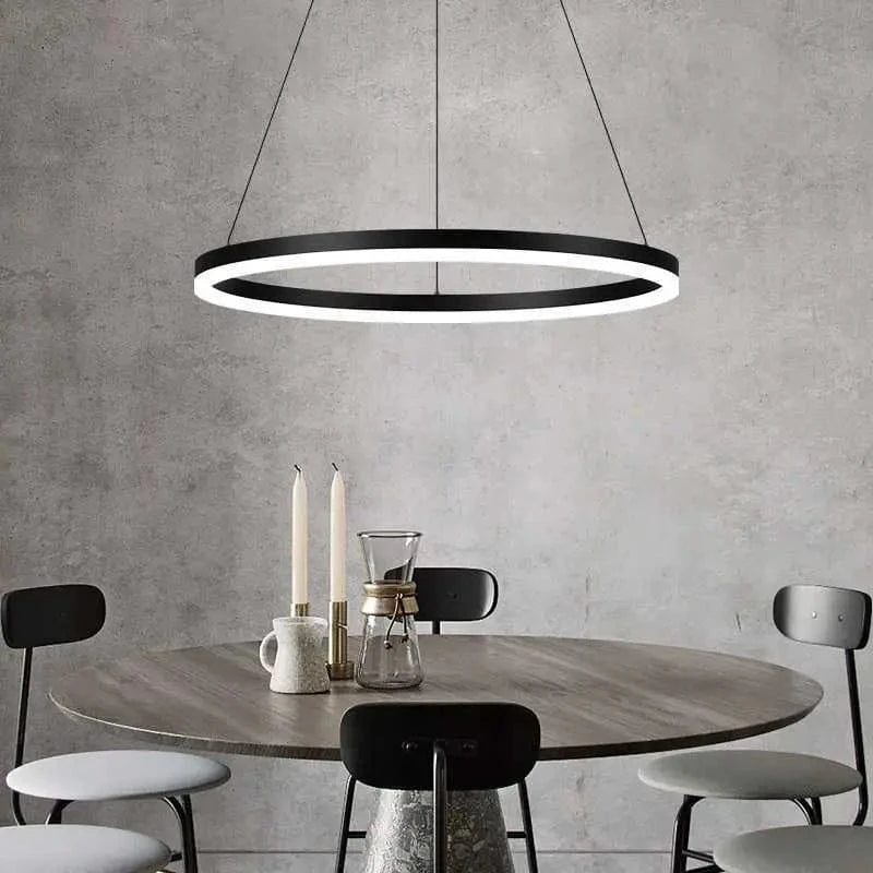 Lampes LED Suspendues Nordic Minimalist Circle Ring | Marco Lucetti