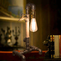 Lampes rétro industrielles Vintage en fer rouillé E27 pour café | Marco Lucetti