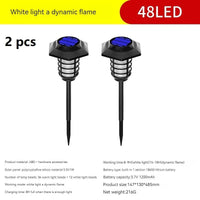 Lampes solaires à flamme étanches pour décor de jardin SolarGlow | Marco Lucetti