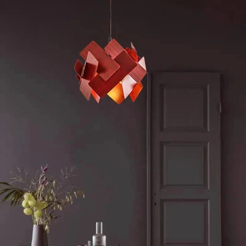 Lampes suspendues en bois créatives avec cordon réglable - Collection Boho Chic | Marco Lucetti