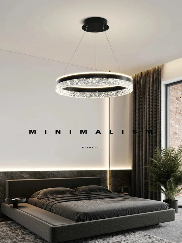 Lampes suspendues en cristal pour une décoration intérieure minimaliste | Marco Lucetti
