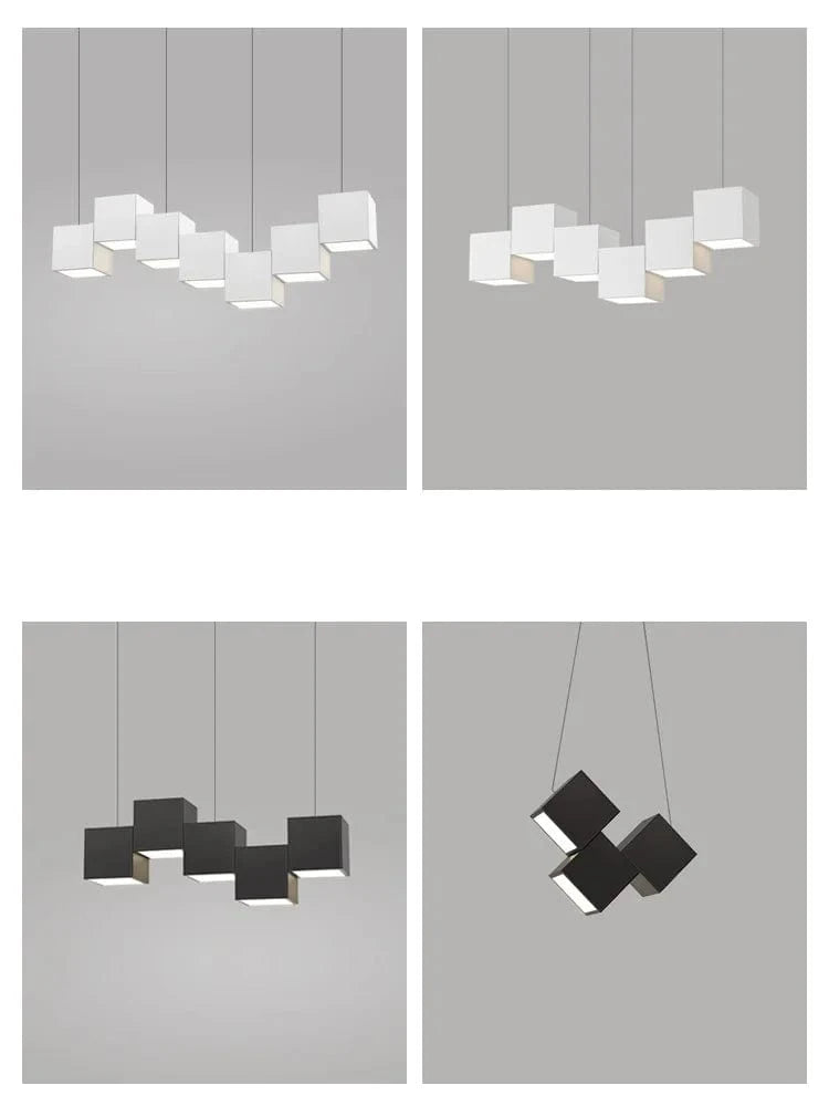 Lampes suspendues géométriques minimalistes pour la salle à manger et le bureau | Marco Lucetti