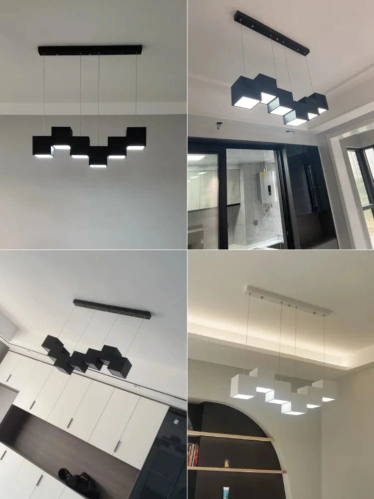 Lampes suspendues géométriques minimalistes pour la salle à manger et le bureau | Marco Lucetti