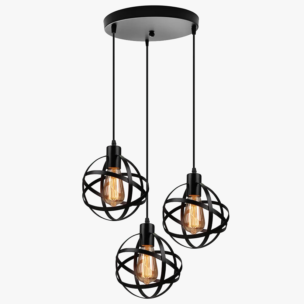 Suspension industrielle nordique moderne minimaliste