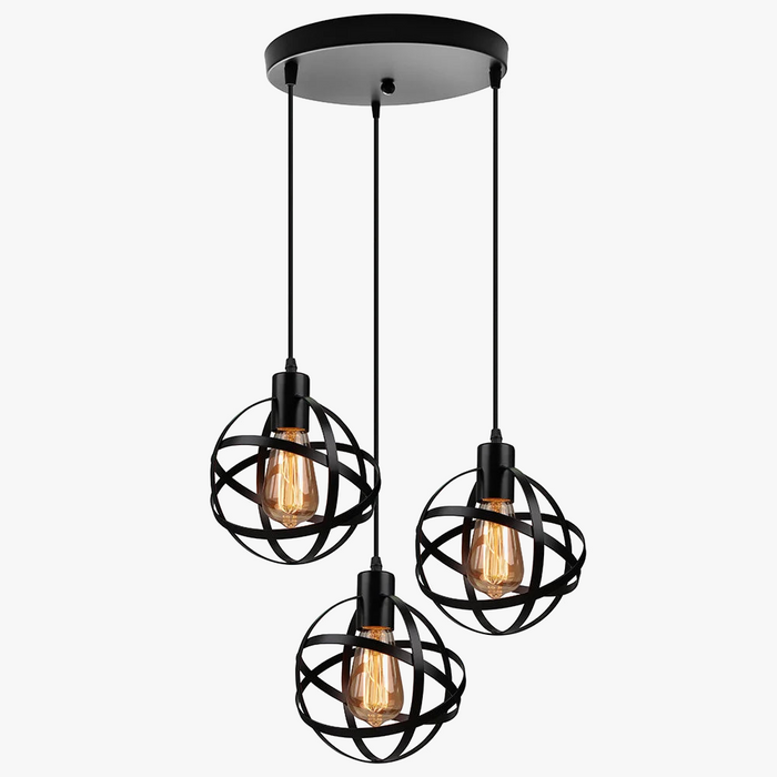 Suspension industrielle nordique moderne minimaliste