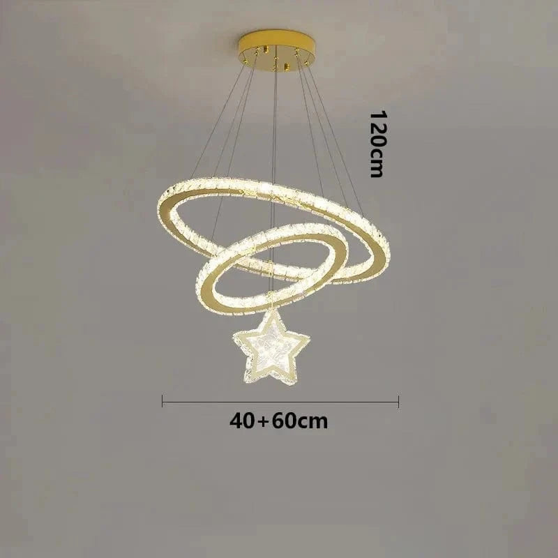 Lampes Suspendues Intelligentes en Cristal au Design Moderne - Luxe Illuminate | Marco Lucetti 40 60cm / Lumière chaude