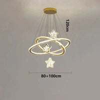 Lampes Suspendues Intelligentes en Cristal au Design Moderne - Luxe Illuminate | Marco Lucetti 80 100 cm / Lumière chaude
