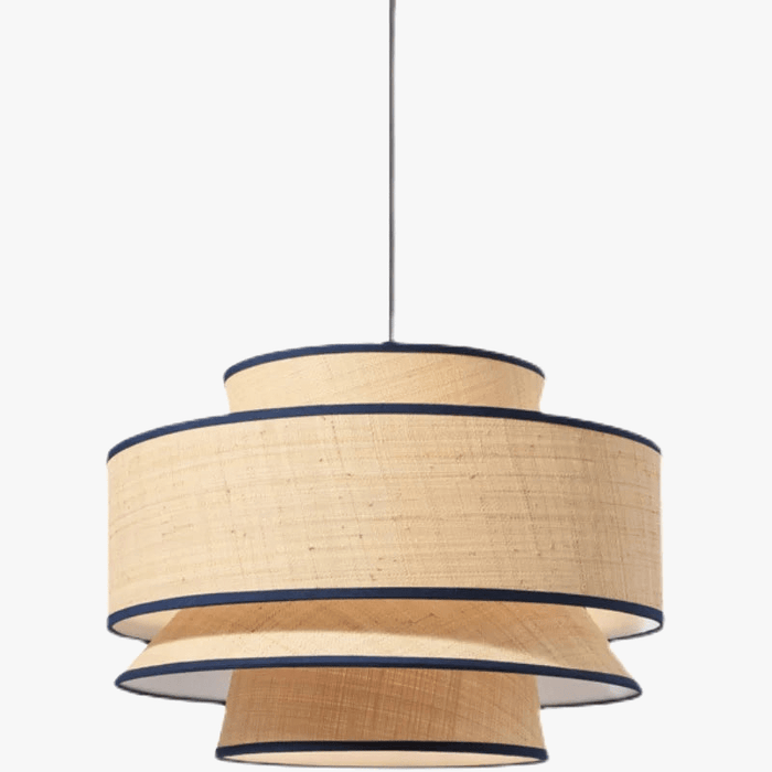 Lampes suspendues japonaises modernes à LED pour intérieur - Bande longue noire | Marco Lucetti