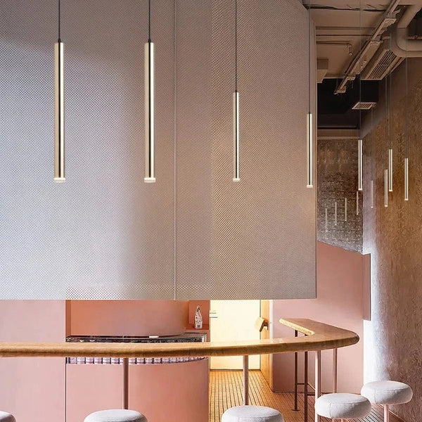 Lampes Suspendues LED Dorées Design Moderne Minimaliste avec Livraison Directe | Marco Lucetti