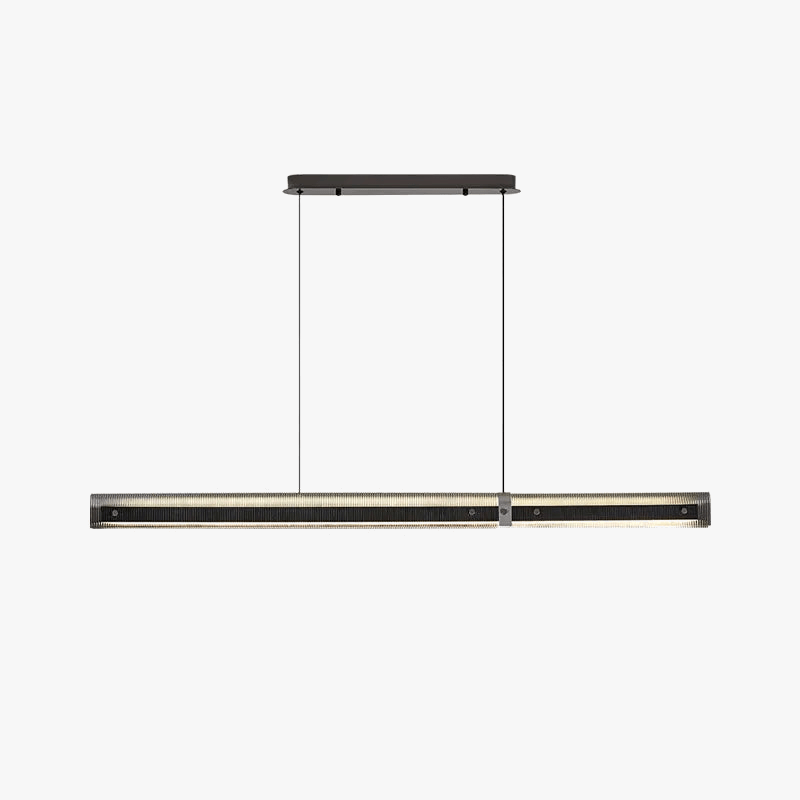 Lampes suspendues LED en acrylique avec 3 gradations et style minimaliste, hauteur ajustable