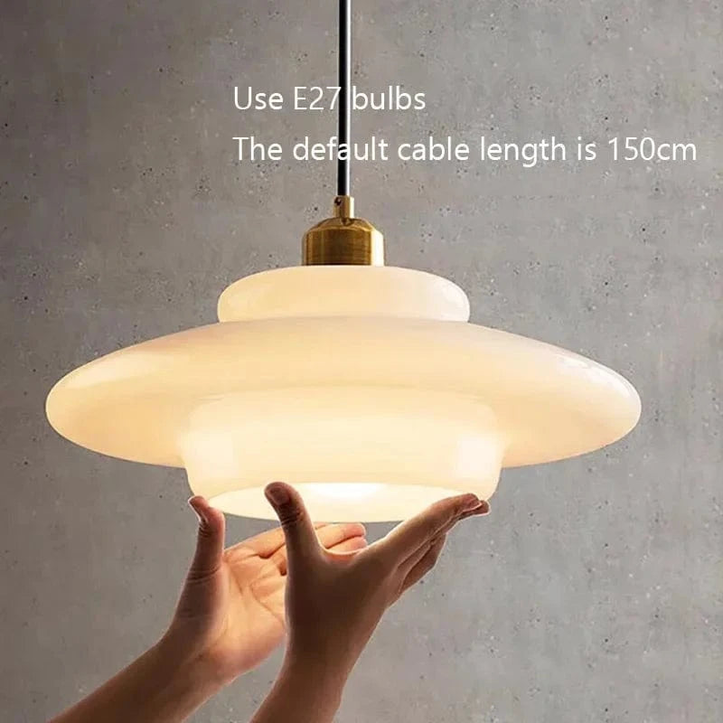 Lampes Suspendues LED Modernes Nordic Art Décoratif – Crème | Marco Lucetti