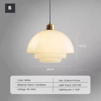 Lampes Suspendues LED Modernes Nordic Art Décoratif – Crème | Marco Lucetti B / Lumière chaude