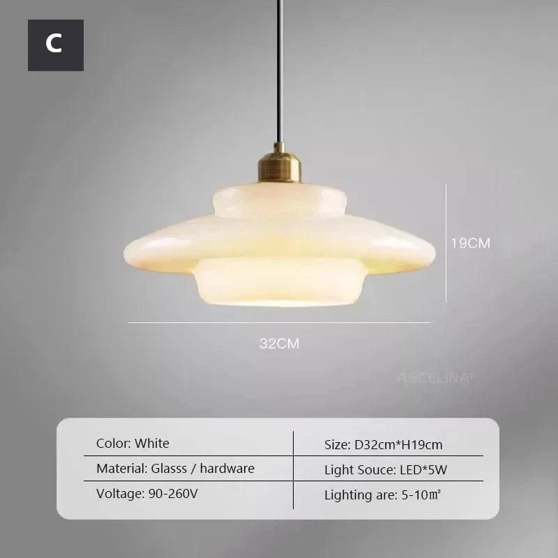 Lampes Suspendues LED Modernes Nordic Art Décoratif – Crème | Marco Lucetti C / Lumière chaude