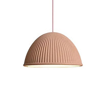 Lampes suspendues LED nordiques macaron en résine pour une décoration intérieure minimaliste | Marco Lucetti Rose / Blanc chaud