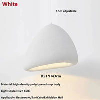 Lampes suspendues Loft Japonais Wabi Sabi LED | Marco Lucetti Blanc / Lumière froide 6000K