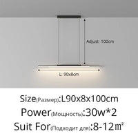 Lampes suspendues modernes : Bande d'éclairage intérieur pour une décoration maison tendance | Marco Lucetti