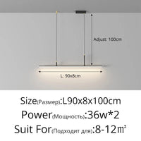 Lampes suspendues modernes : Bande d'éclairage intérieur pour une décoration maison tendance | Marco Lucetti