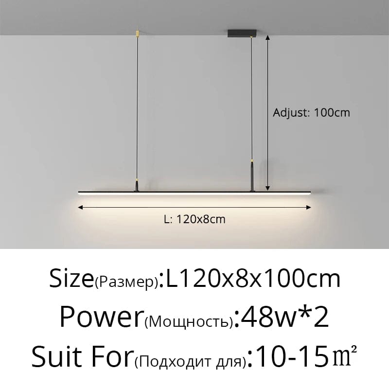 Lampes suspendues modernes : Bande d'éclairage intérieur pour une décoration maison tendance | Marco Lucetti