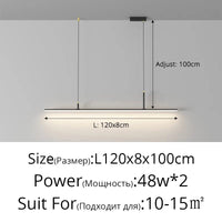 Lampes suspendues modernes : Bande d'éclairage intérieur pour une décoration maison tendance | Marco Lucetti