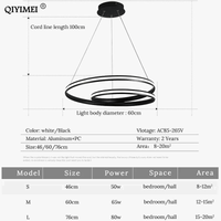 Lampes Suspendues Modernes LED en Aluminium Premium