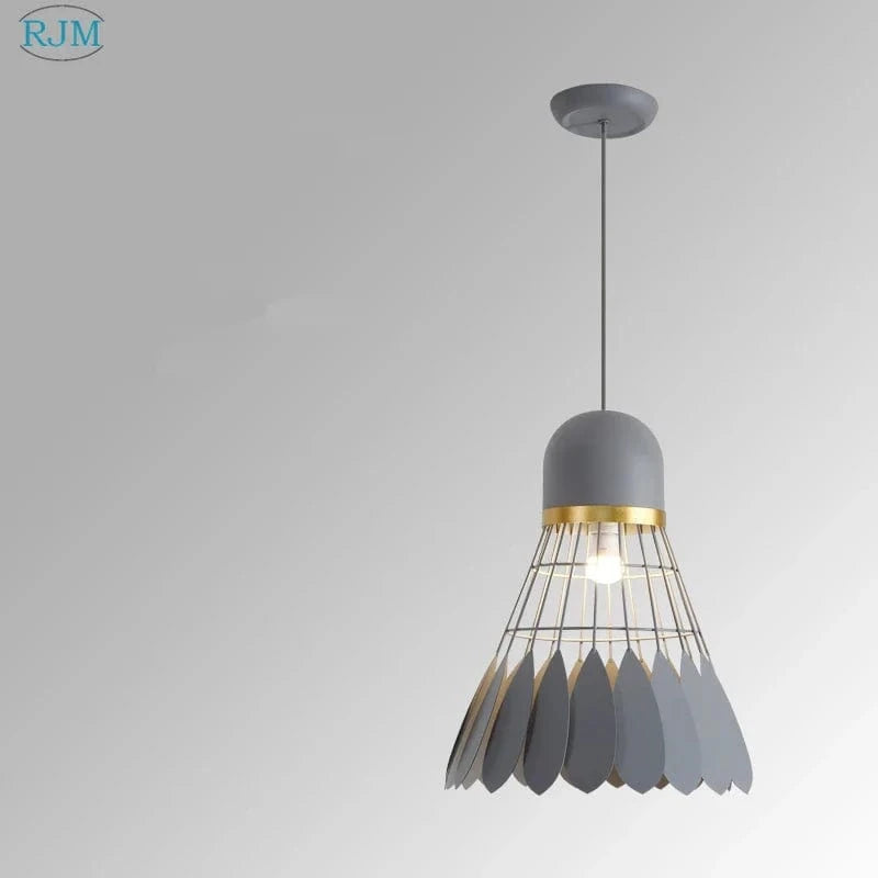 Lampes Suspendues Modernes Nordiques en Fer pour Éclairage LED | Marco Lucetti GRIS FONCÉ