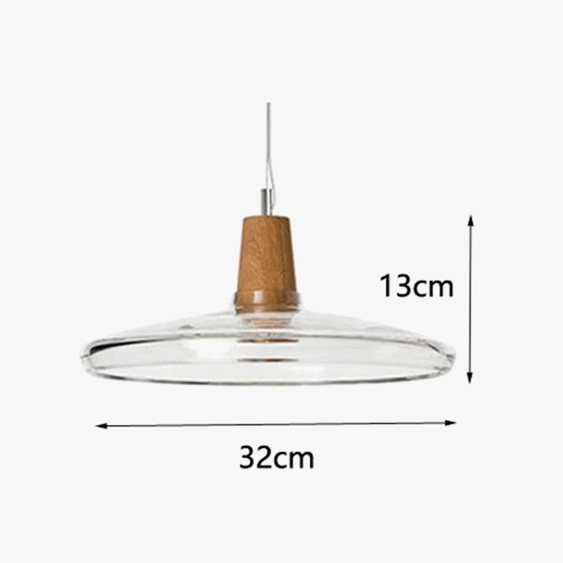 Lampes Suspendues Nordic Industrial en Bois et Verre | Marco Lucetti