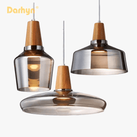 Lampes Suspendues Nordic Industrial en Bois et Verre | Marco Lucetti