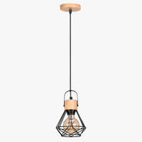 Lampes suspendues nordiques en bois massif pour intérieur design hôtel café bar | Marco Lucetti