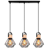Lampes suspendues nordiques en bois massif pour intérieur design hôtel café bar | Marco Lucetti Modèle D1