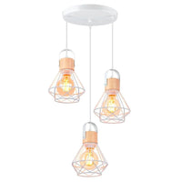 Lampes Suspendues Nordiques en Bois pour restaurant et Hôtellerie. | Marco Lucetti Modèle C2