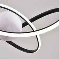 Lampes Suspendues Nordiques Loft avec Ampoules Lune LED | Marco Lucetti