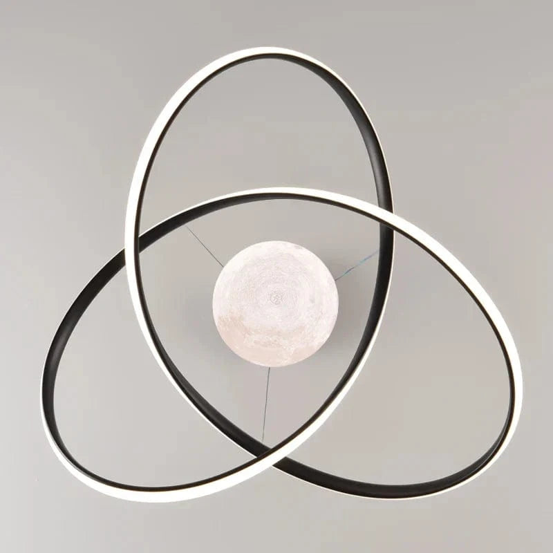 Lampes Suspendues Nordiques Loft avec Ampoules Lune LED | Marco Lucetti