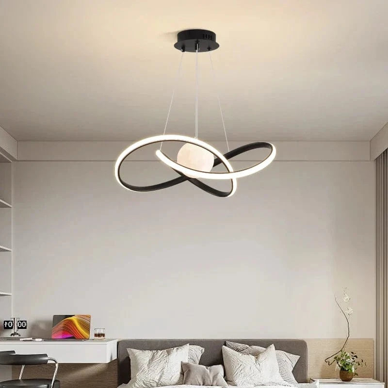 Lampes Suspendues Nordiques Loft avec Ampoules Lune LED | Marco Lucetti