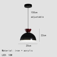 Lampes Suspendues Nordiques Réglables en Fil Métallique avec Livraison Directe | Marco Lucetti F-Noir / 3 modifiable